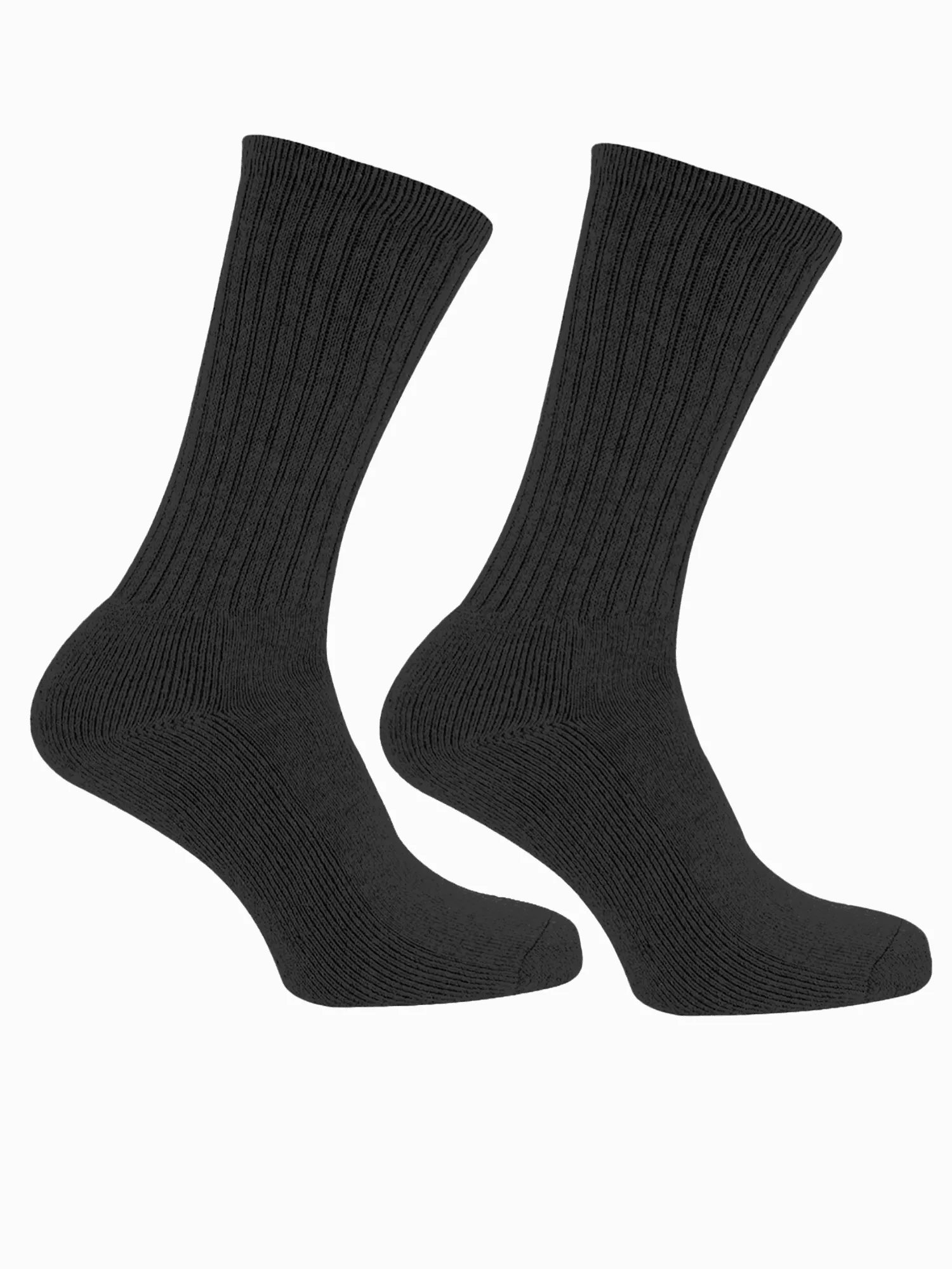 10 Pairs Black Sport Socks Big Foot UK Size 11-14