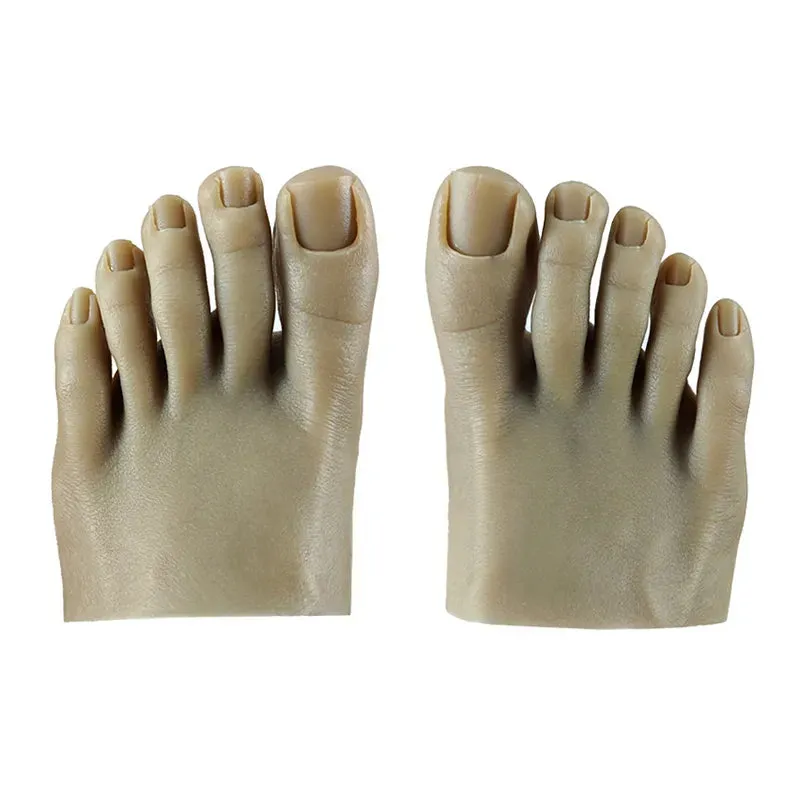 1pcs Silicone Practice Foot - Pedicure Training -  Silicone Nail Training Foot
