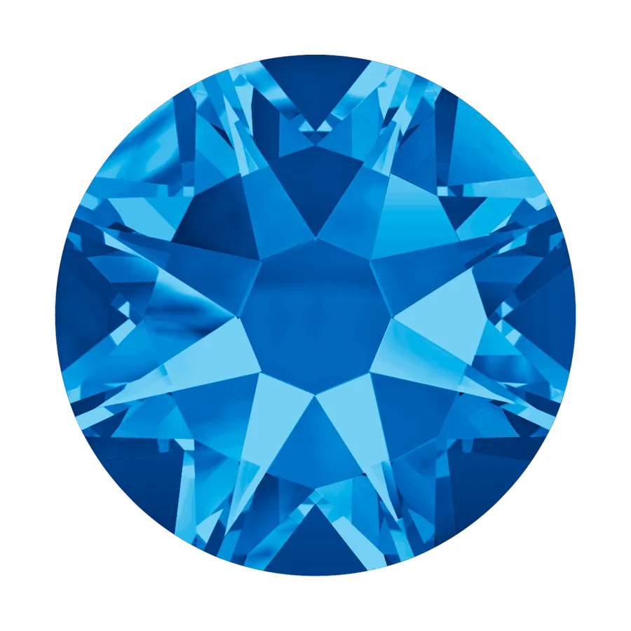 2038 & 2078 Swarovski Flatback Hotfix, Sapphire (206)