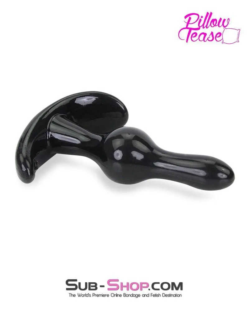 3741M      Black Mini Ripple Anal Pleasures Beginner's Butt Plug - LAST CHANCE - Final Closeout!