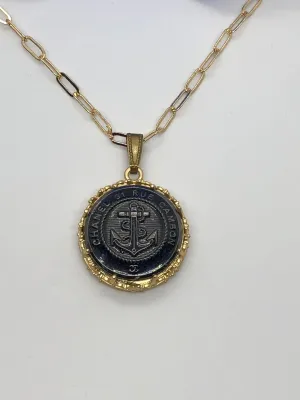 #406 Vintage Couture Necklace 28mm