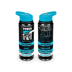 AFL Port Adelaide Power Tritan Drink Bottle with Bands