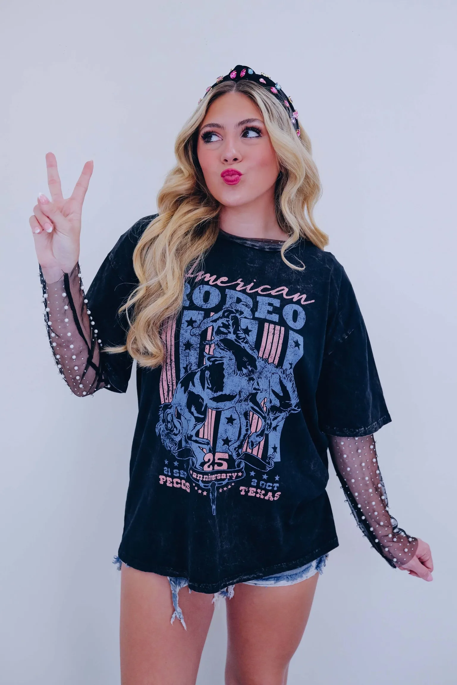 American Rodeo Graphic Tee - Black