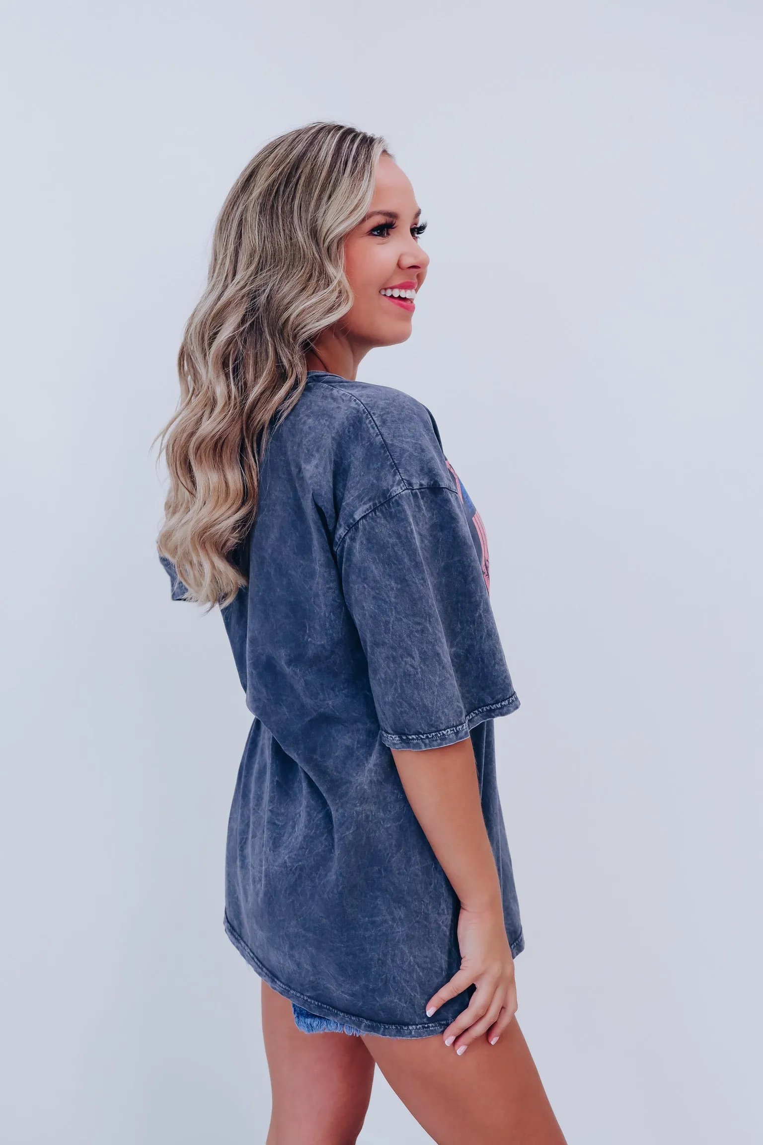 American Rodeo Graphic Tee - Charcoal