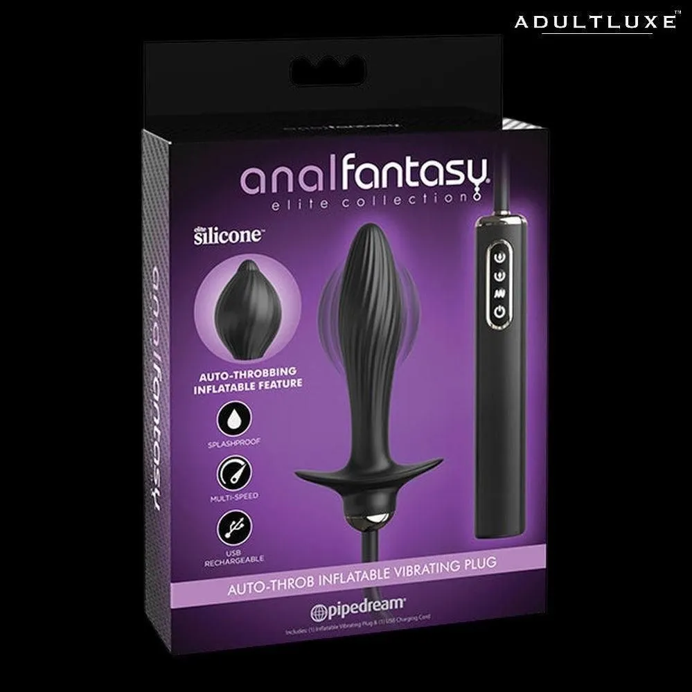 Anal Fantasy Auto Throb Inflatable Vibrating Plug