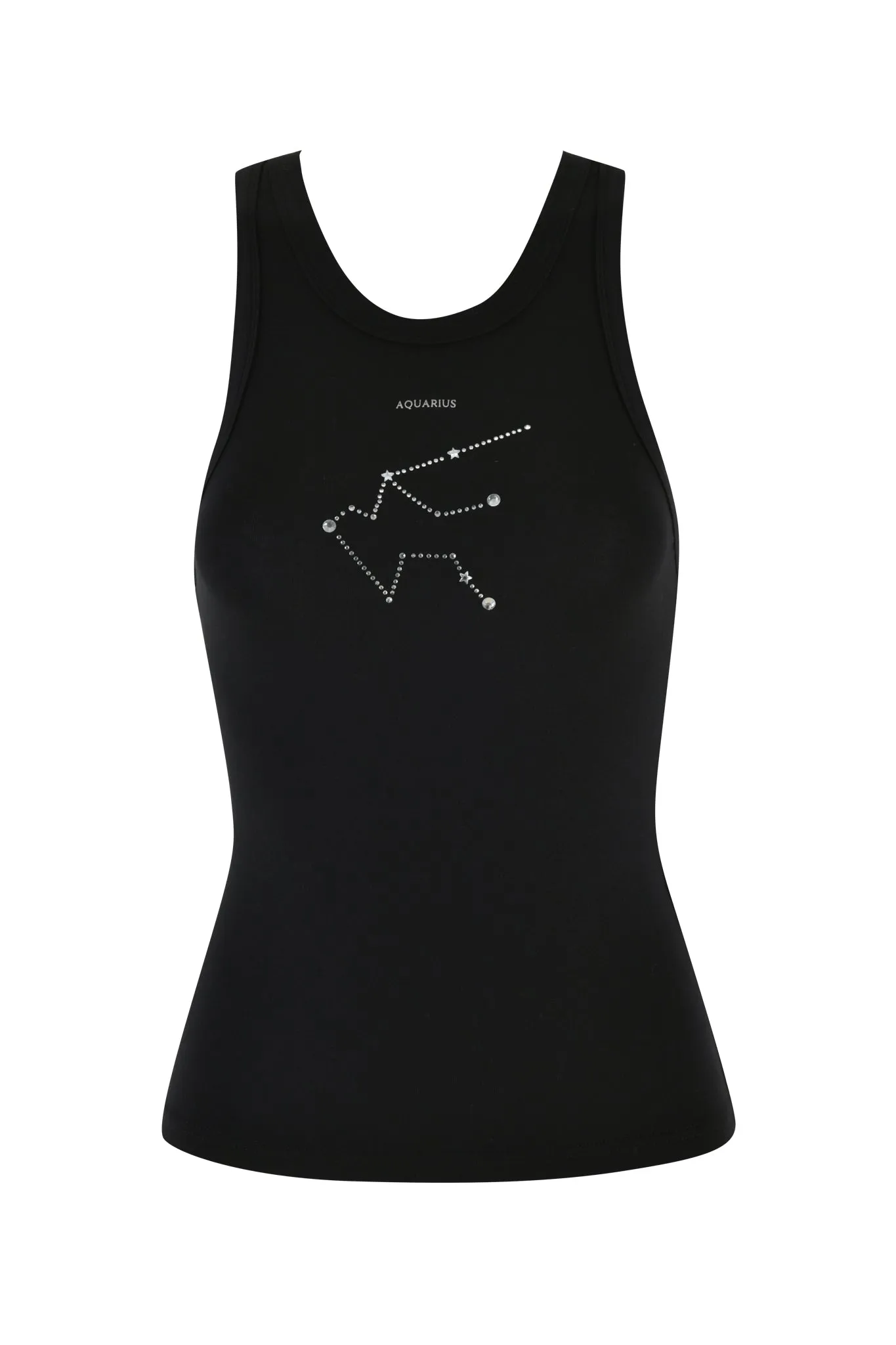 AQUARIUS ZODIAC TANK - BLACK