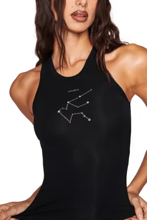 AQUARIUS ZODIAC TANK - BLACK