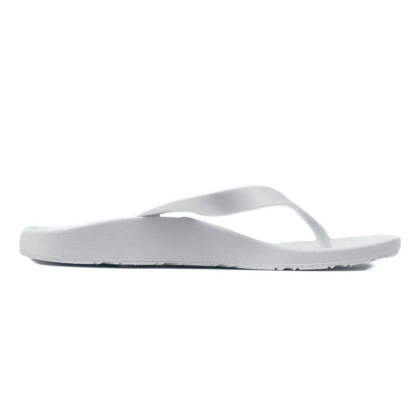 ARCHLINE Flip Flops Orthotic Thongs Arch Support Shoes Footwear - White/White - EUR 47