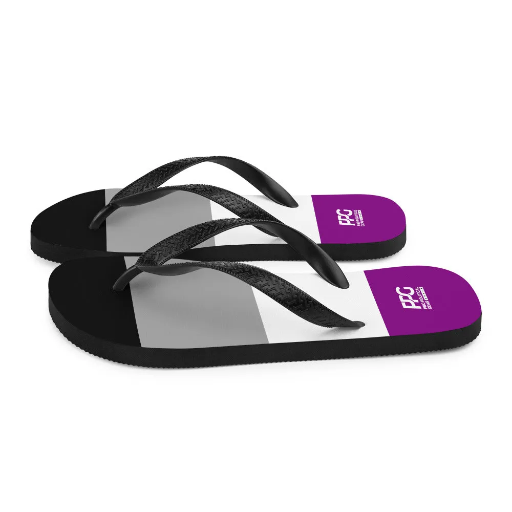 Asexual Flag Flip-Flops
