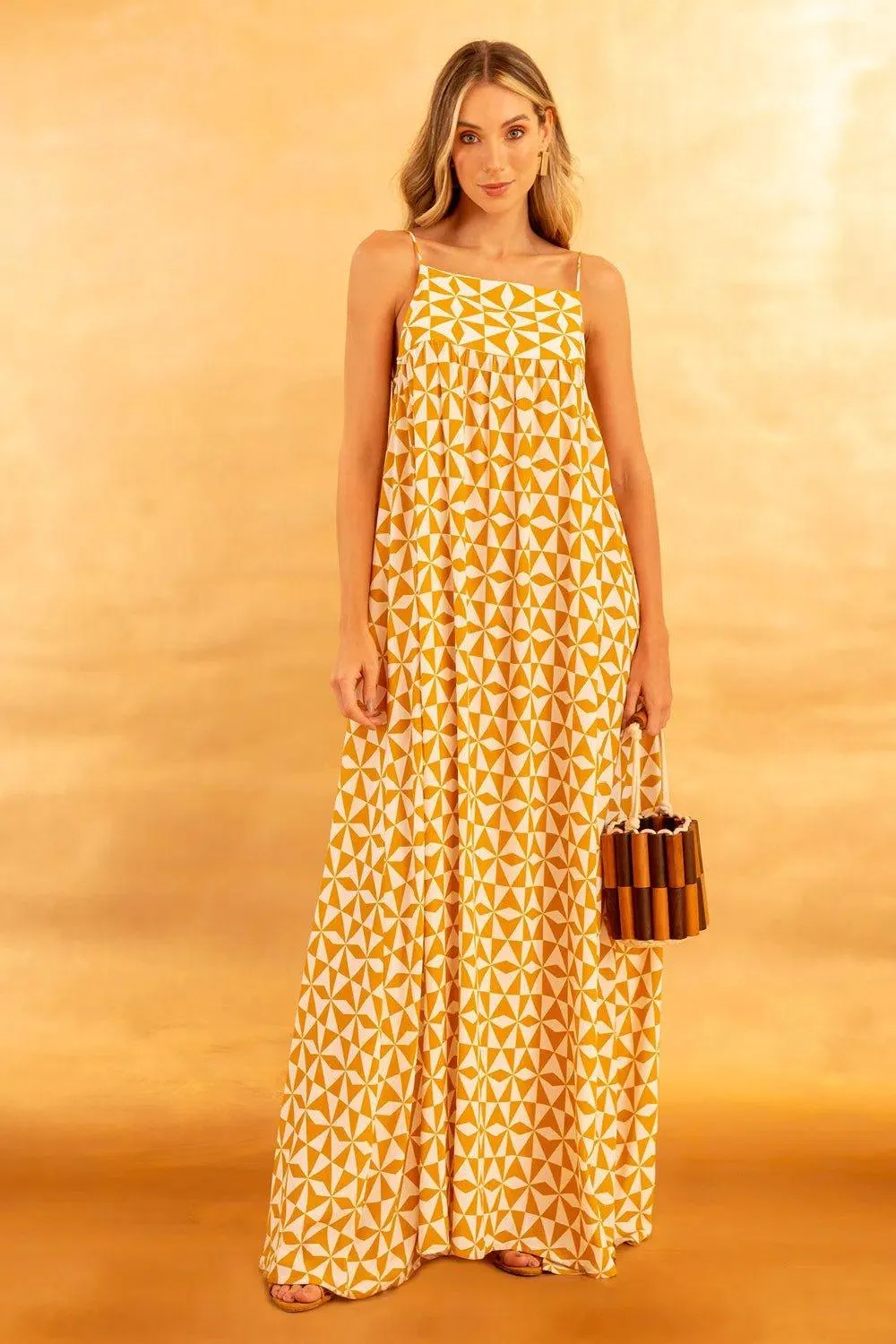 Athine Tiles Honey Dress