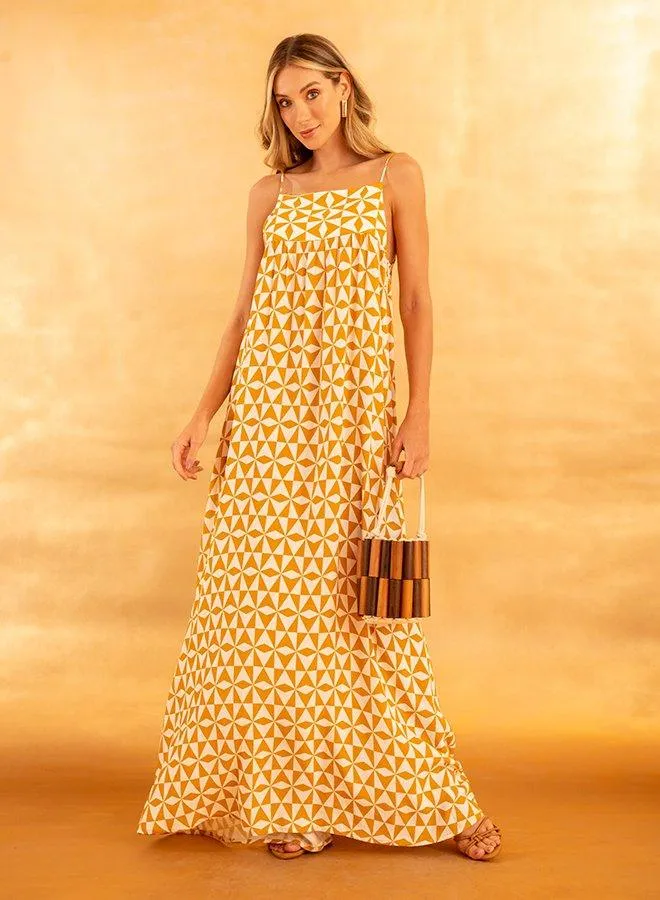Athine Tiles Honey Dress
