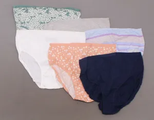 Auden Women's 6 Pairs Cotton Briefs. ZXEMY-Nobox