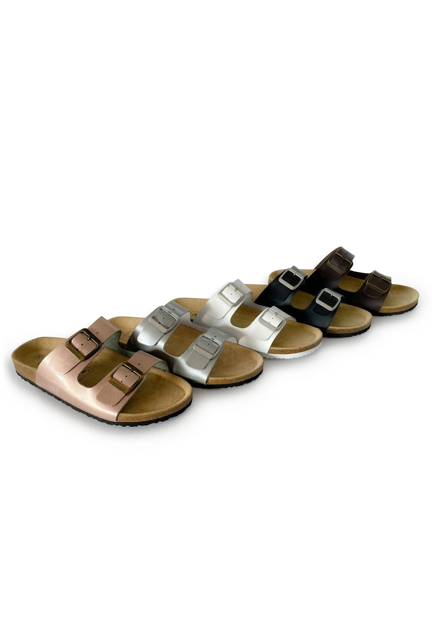 AUS WOOLI AUSTRALIA UNISEX MELBOURNE SANDALS - GOLD