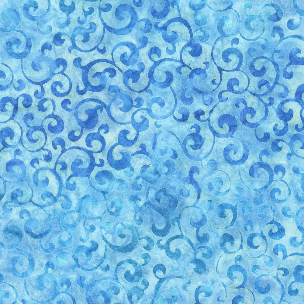 Azulejos Batiks Cerulean