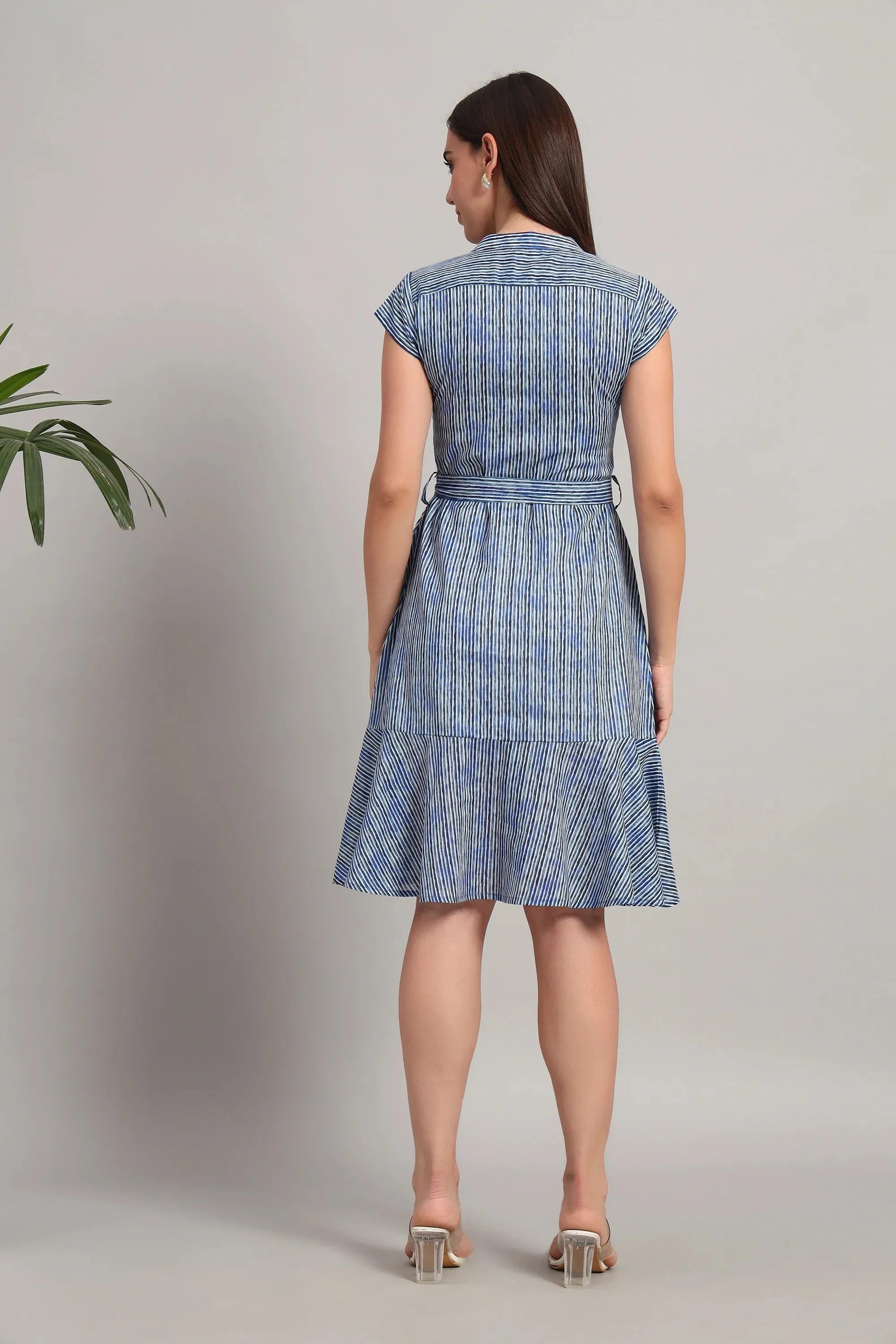Bayside Blues Midi Dress