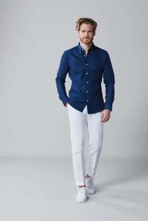 Böda Navy Button-Down Shirt