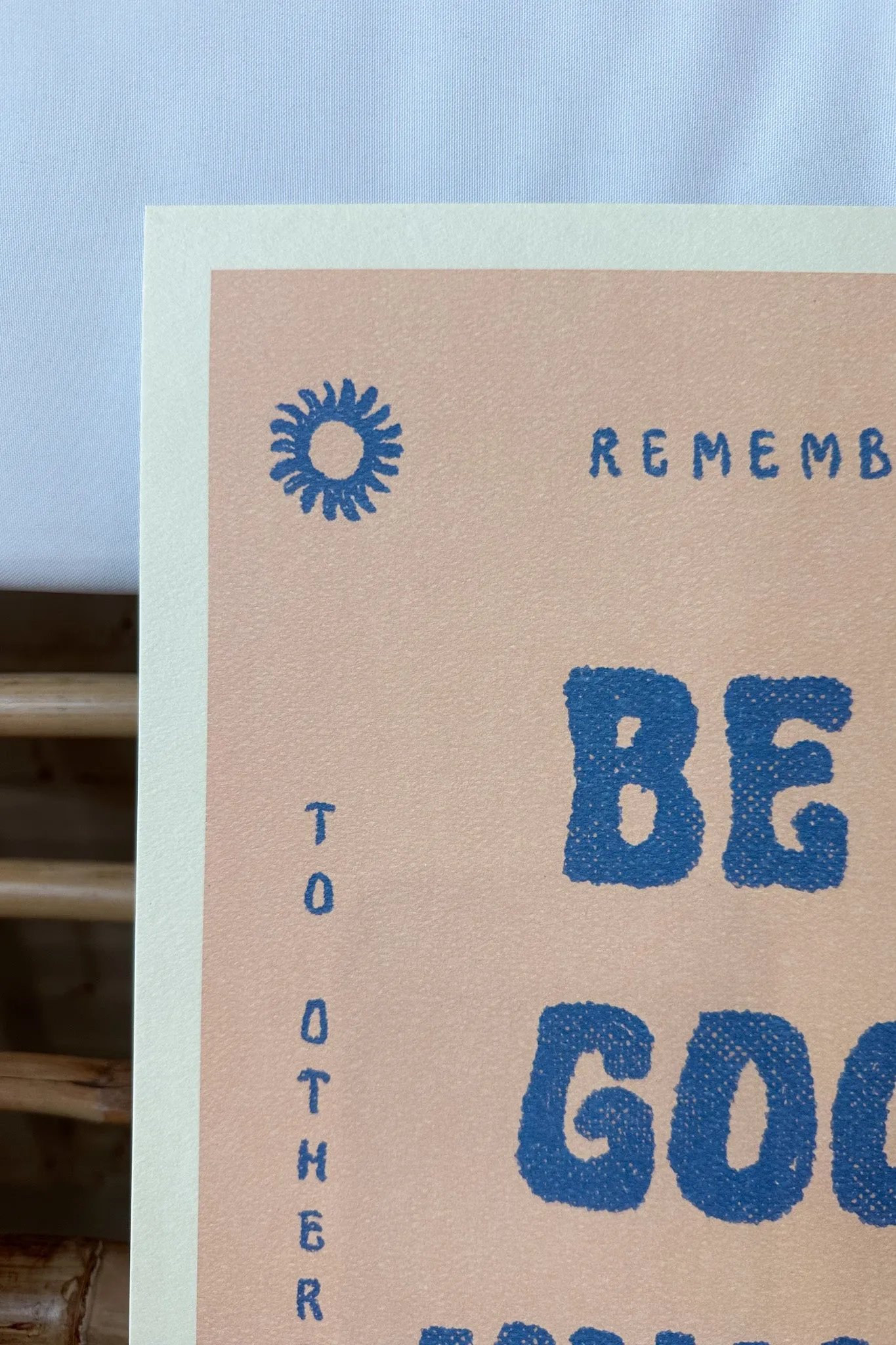Be A Good Human Print