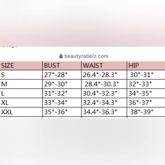 Beauty Rebelz Waist Trainer - XL - Black