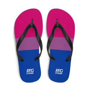 Bi-Sexual Flag Flip-Flops