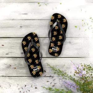 Bitcoin Symbol Flip Flops Spark Endless Summer Vibes