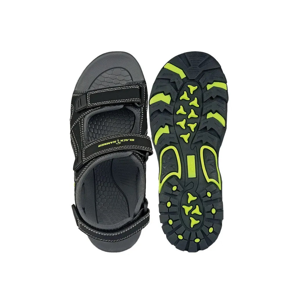 Black Hammer Men Walking Sandals YSE-26025