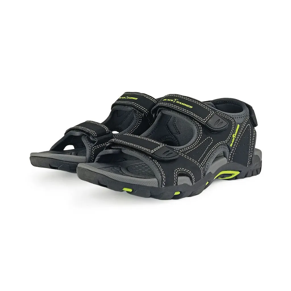 Black Hammer Men Walking Sandals YSE-26025