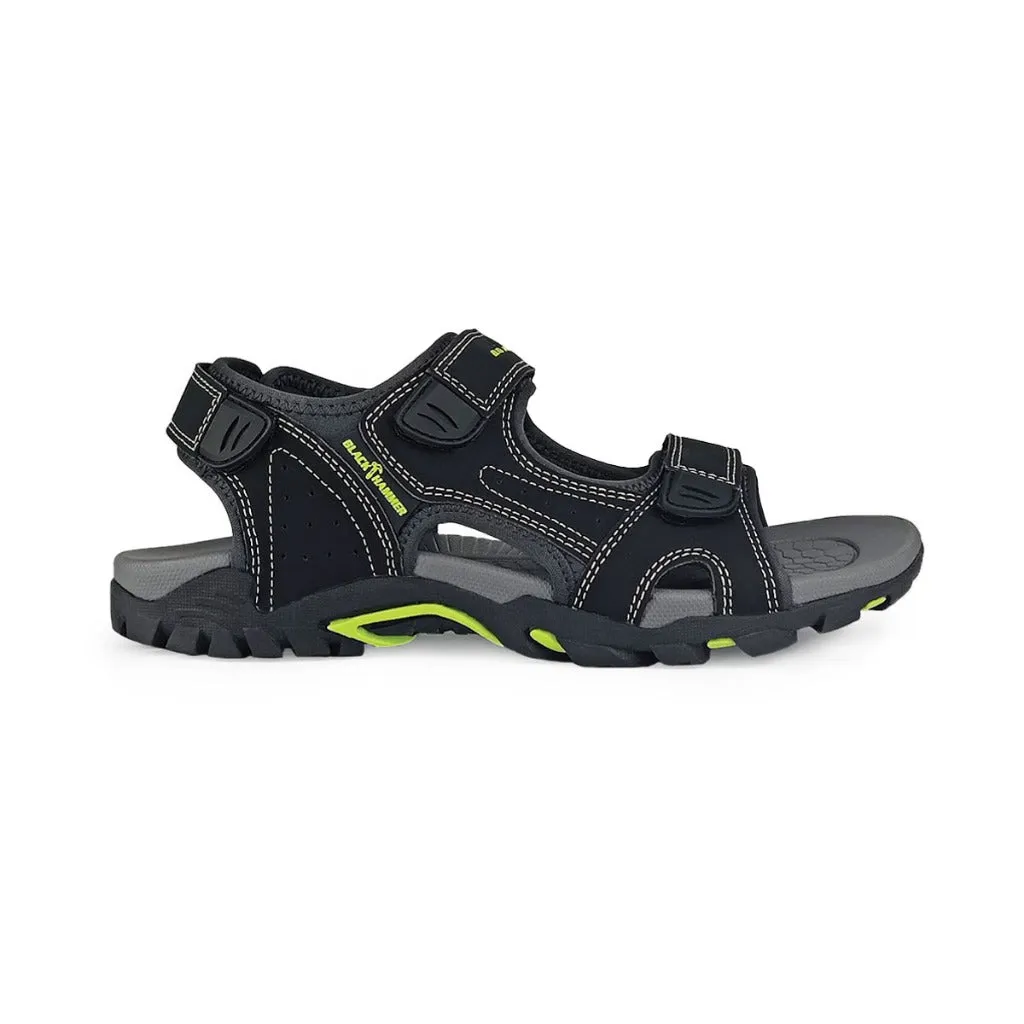 Black Hammer Men Walking Sandals YSE-26025