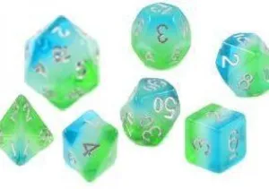 Blue Hawaiian Poly Set - Sirius Dice