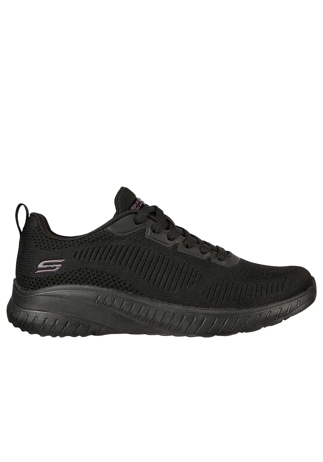 Bob Chaos Casual Comfort Lace Up Trainers - Black
