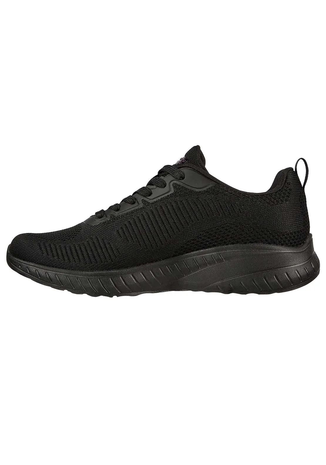 Bob Chaos Casual Comfort Lace Up Trainers - Black