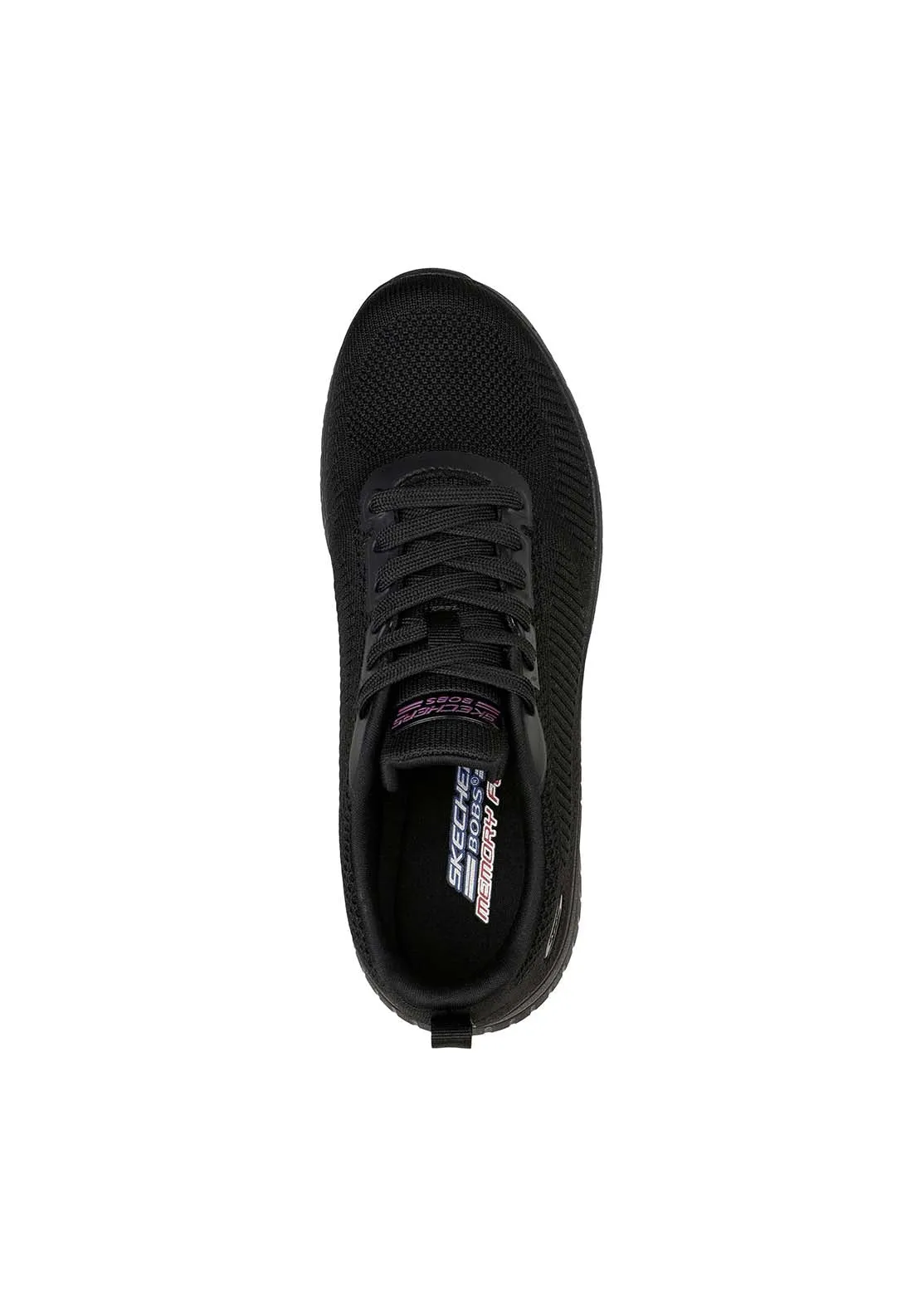 Bob Chaos Casual Comfort Lace Up Trainers - Black