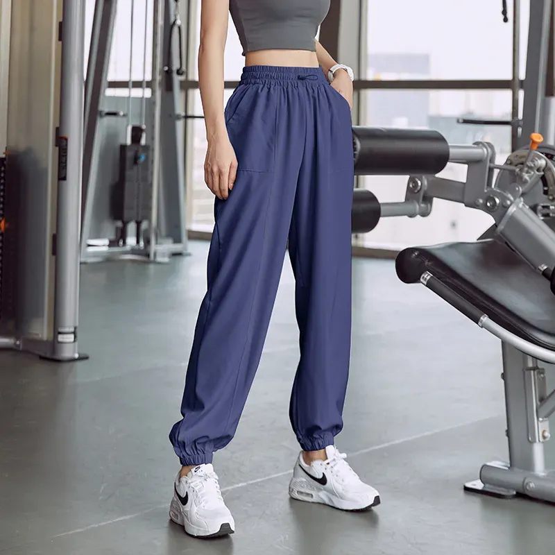 Bouncy Babe High-Rise Elastic Waist Jogger Pants