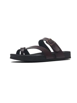 Brown Footbed Sandal