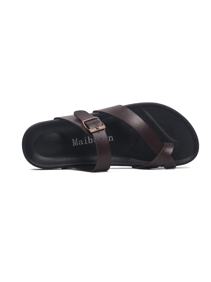 Brown Footbed Sandal