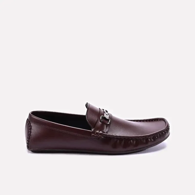 Brown Horsebit Loafers Men 0130804