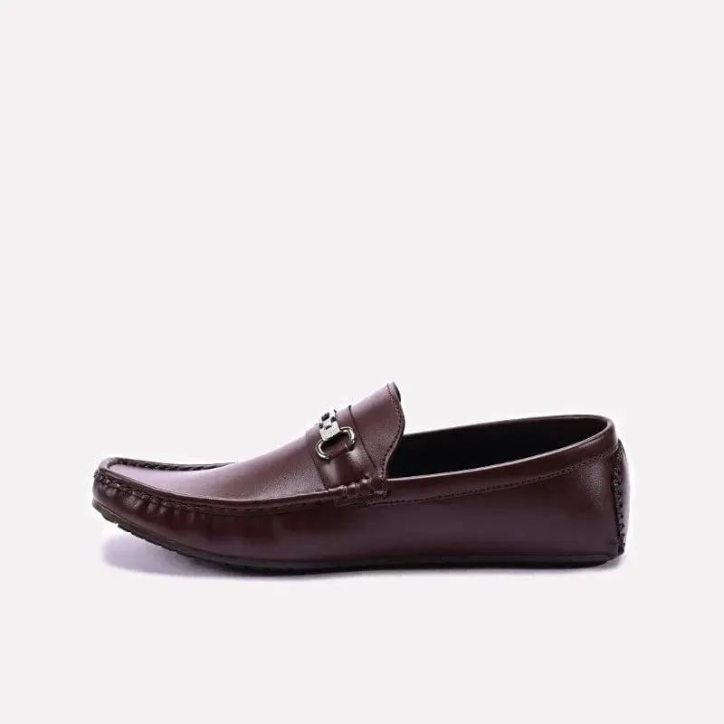 Brown Horsebit Loafers Men 0130804