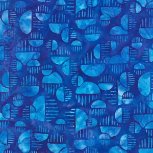 Bubble Blues Batiks Ocean - (1)