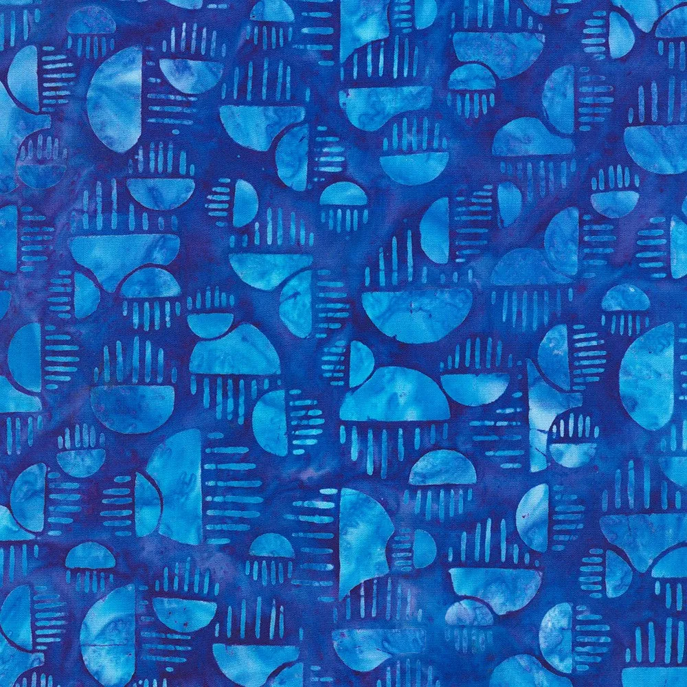Bubble Blues Batiks Ocean - (1)