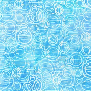 Bubble Blues Batiks Sea Mist