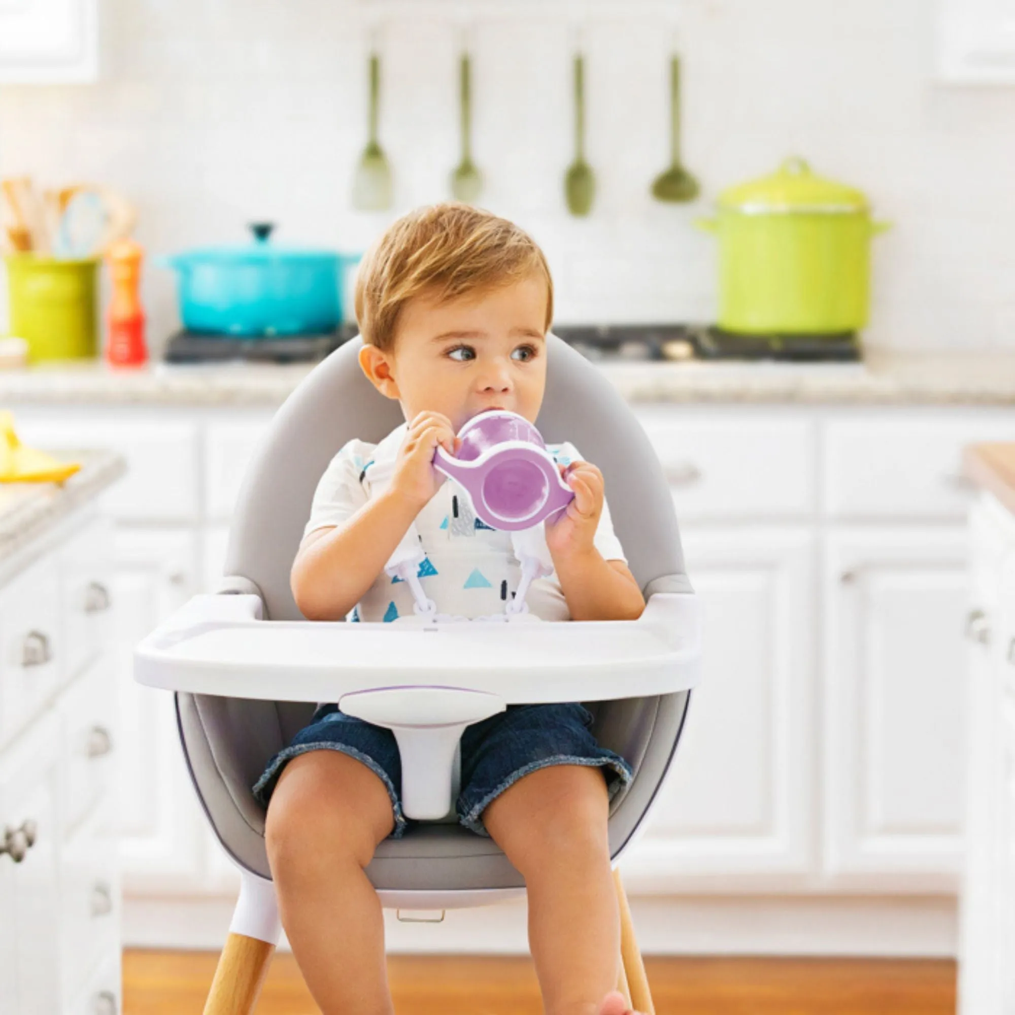 [Bundle Of 2] Munchkin Gentle Transition Cup (Purple)