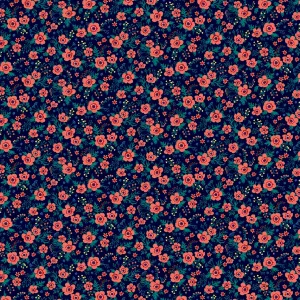 Chloe Flower Toss Navy