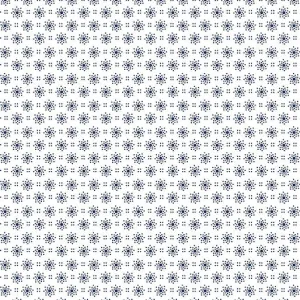 Classic Keepsakes in Blue 14656-50 Sunburst Dots White/Navy