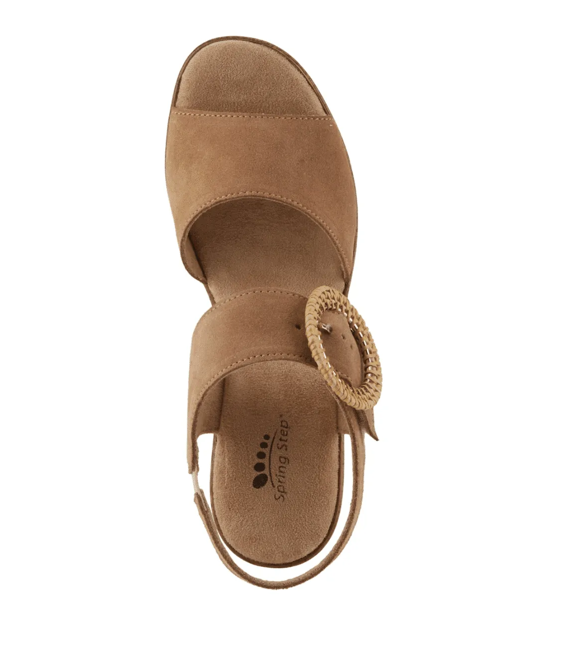 CLEARANCE - Gamona -Tan Suede Sandal