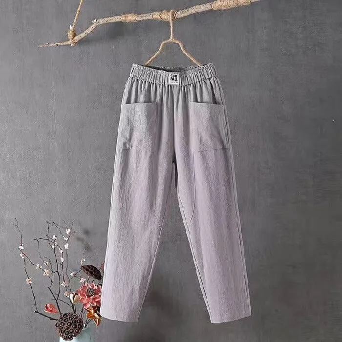 Cotton-Linen Pants | Relaxed Fit | Lightweight and Versatile
