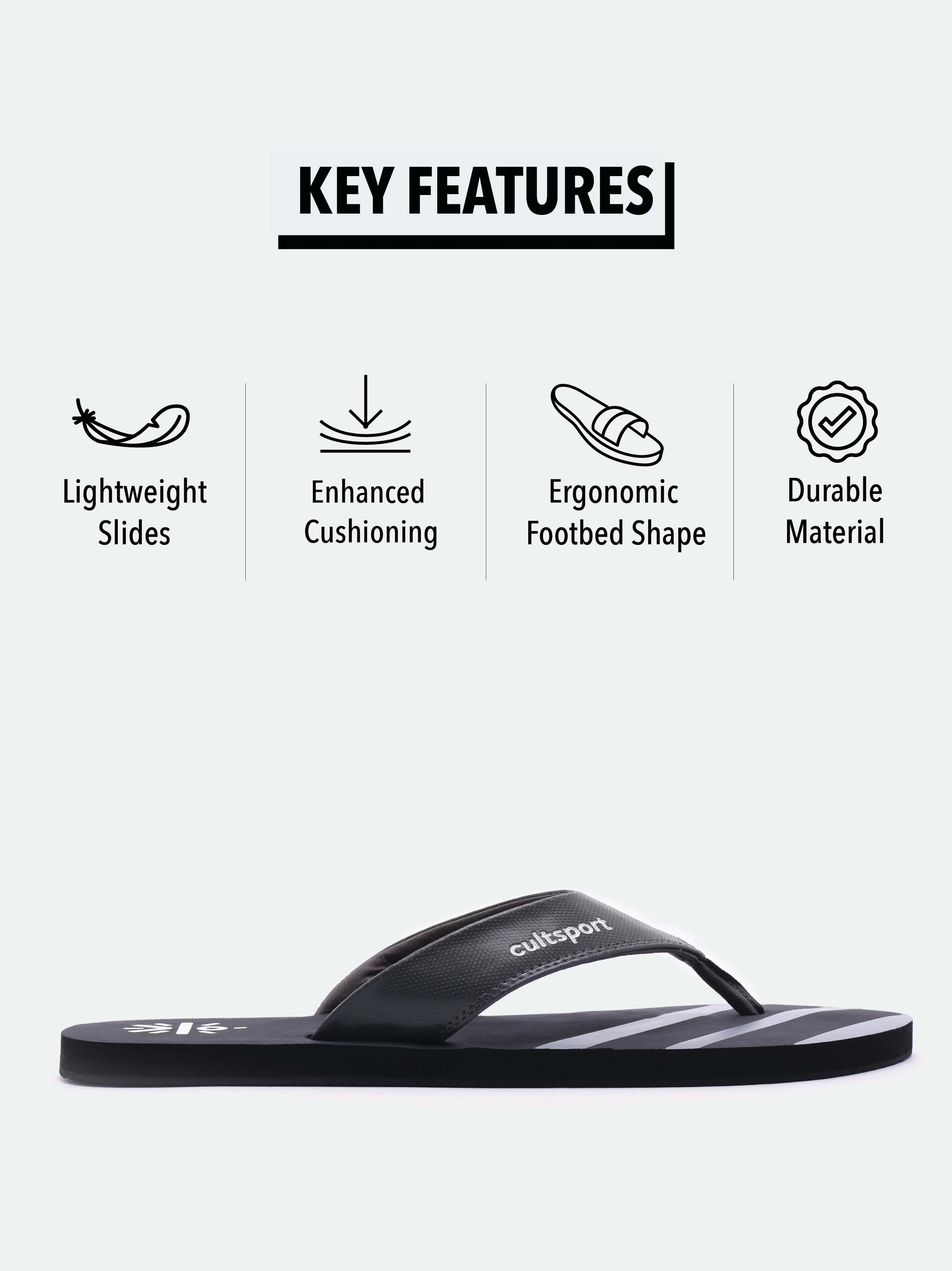 cult Wave Sweat Absorbing EVA Flip Flops