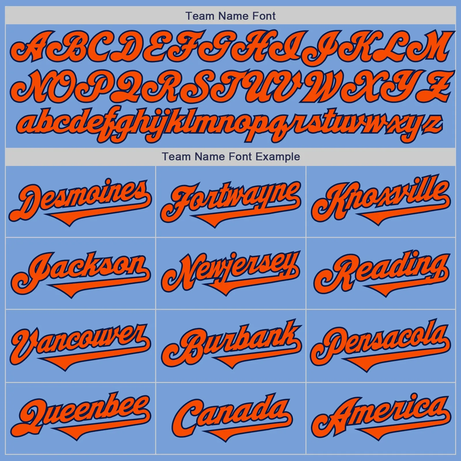 Custom Light Blue Orange-Navy Authentic Two Tone Baseball Jersey