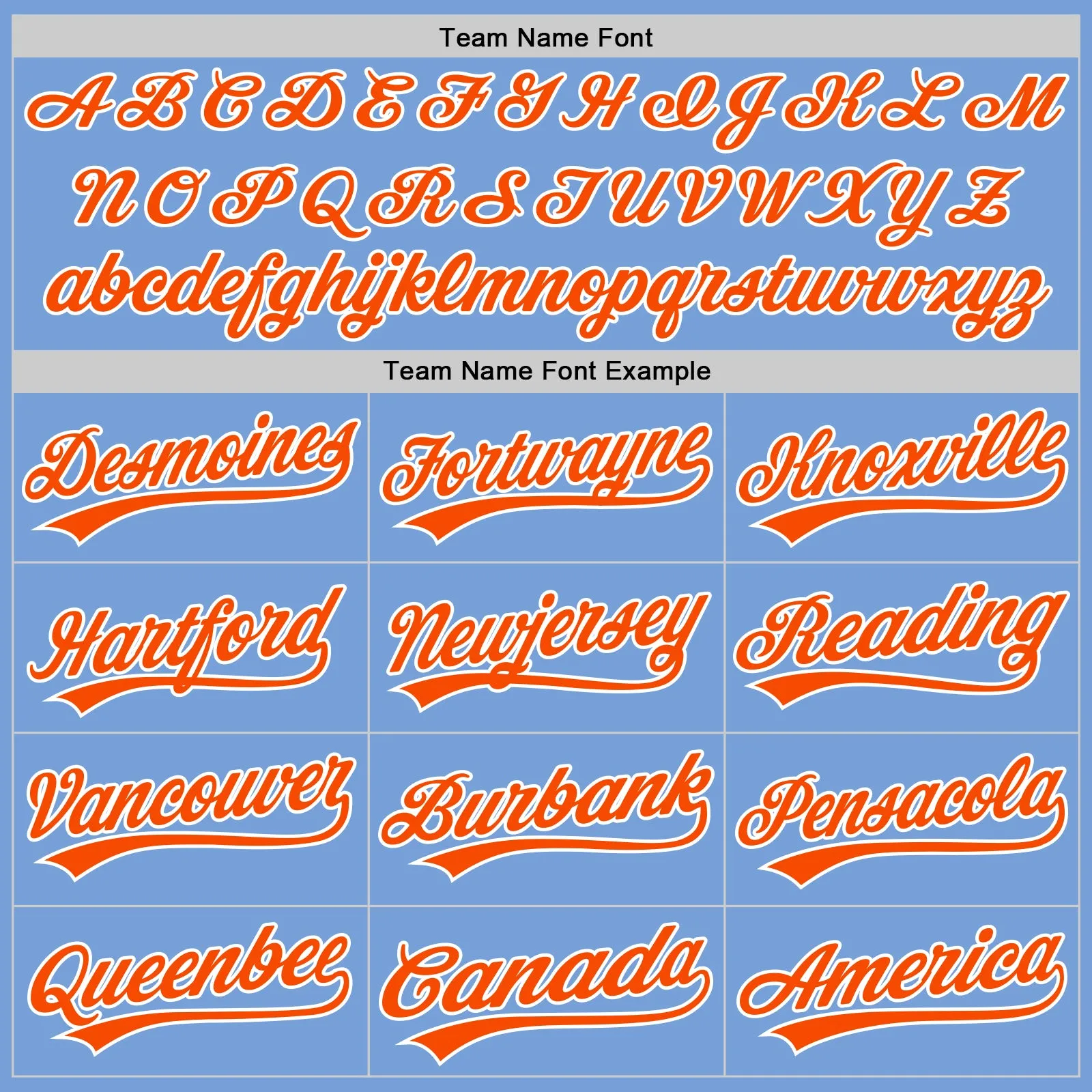 Custom Light Blue Orange-White Authentic Baseball Jersey