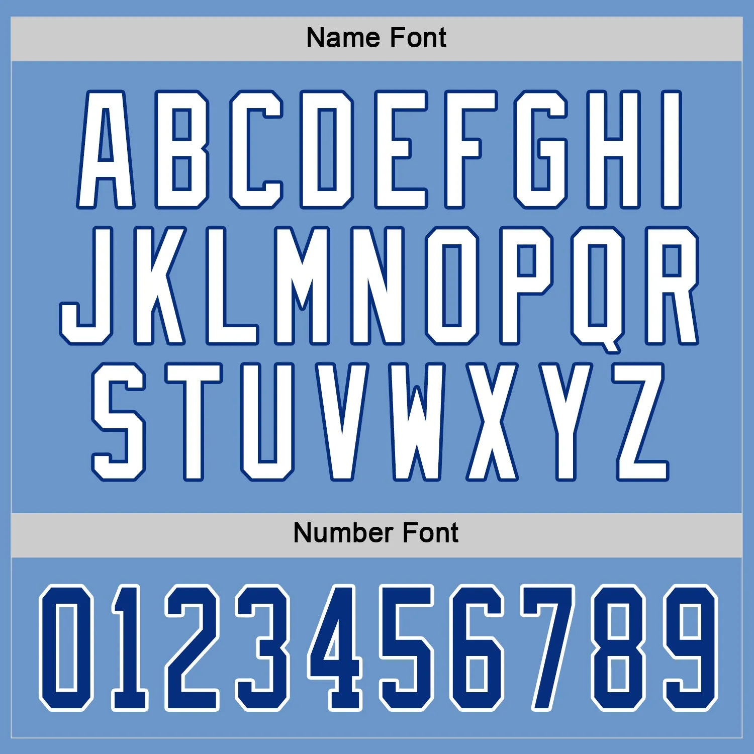 Custom Light Blue Royal-White Hockey Jersey