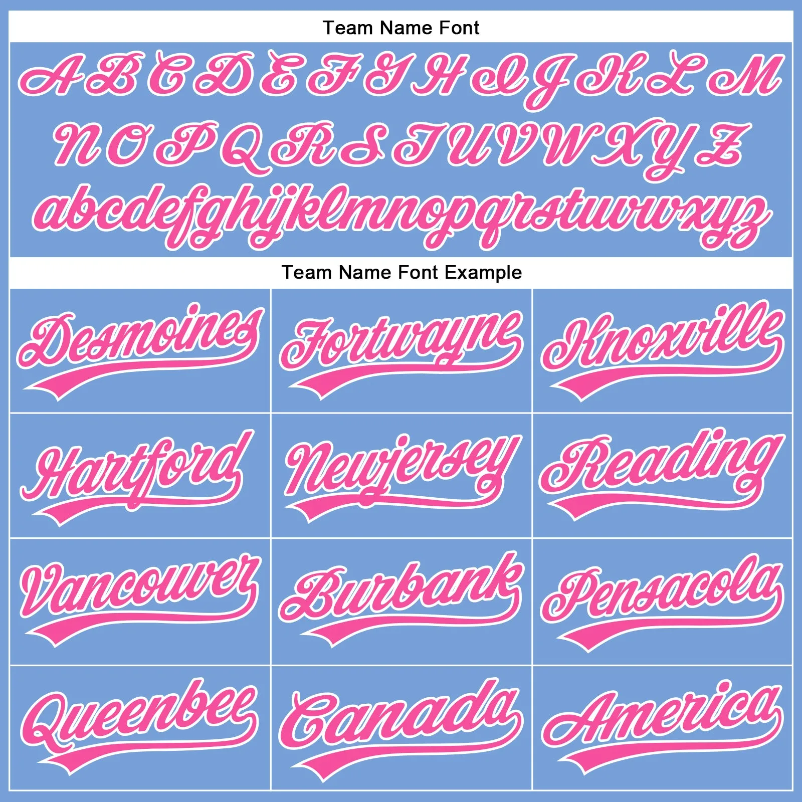 Custom Powder Blue White Pinstripe Pink Authentic Baseball Jersey