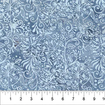 Dandelion Wishes Batiks Steel Blue